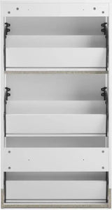 ✨ خزانة أحذية خشبية 3 أقسام – تنظيم عصري أنيق - TEROX