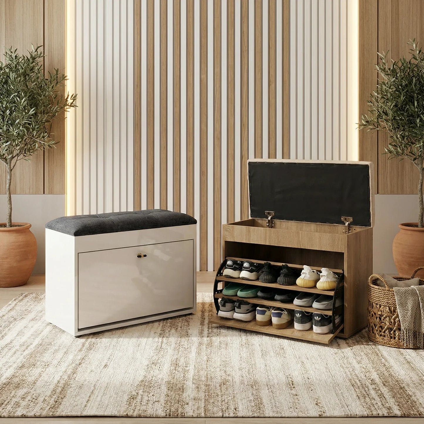 رتّب صباطك بلا فوضى 👟🪄 خزانة عصرية باش تبقى دارك منظمة و ستيل - TEROX